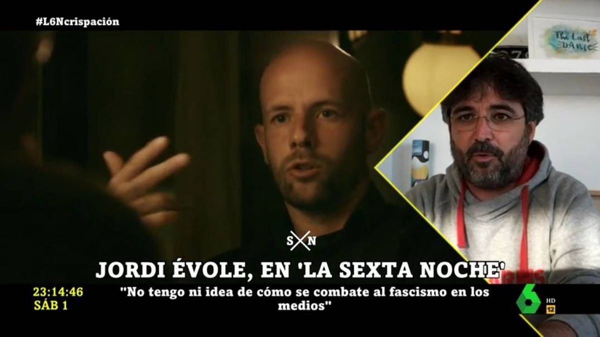 'La Sexta noche': Jordi Évole lanza un mensaje a los críticos por su programa con un neonazi