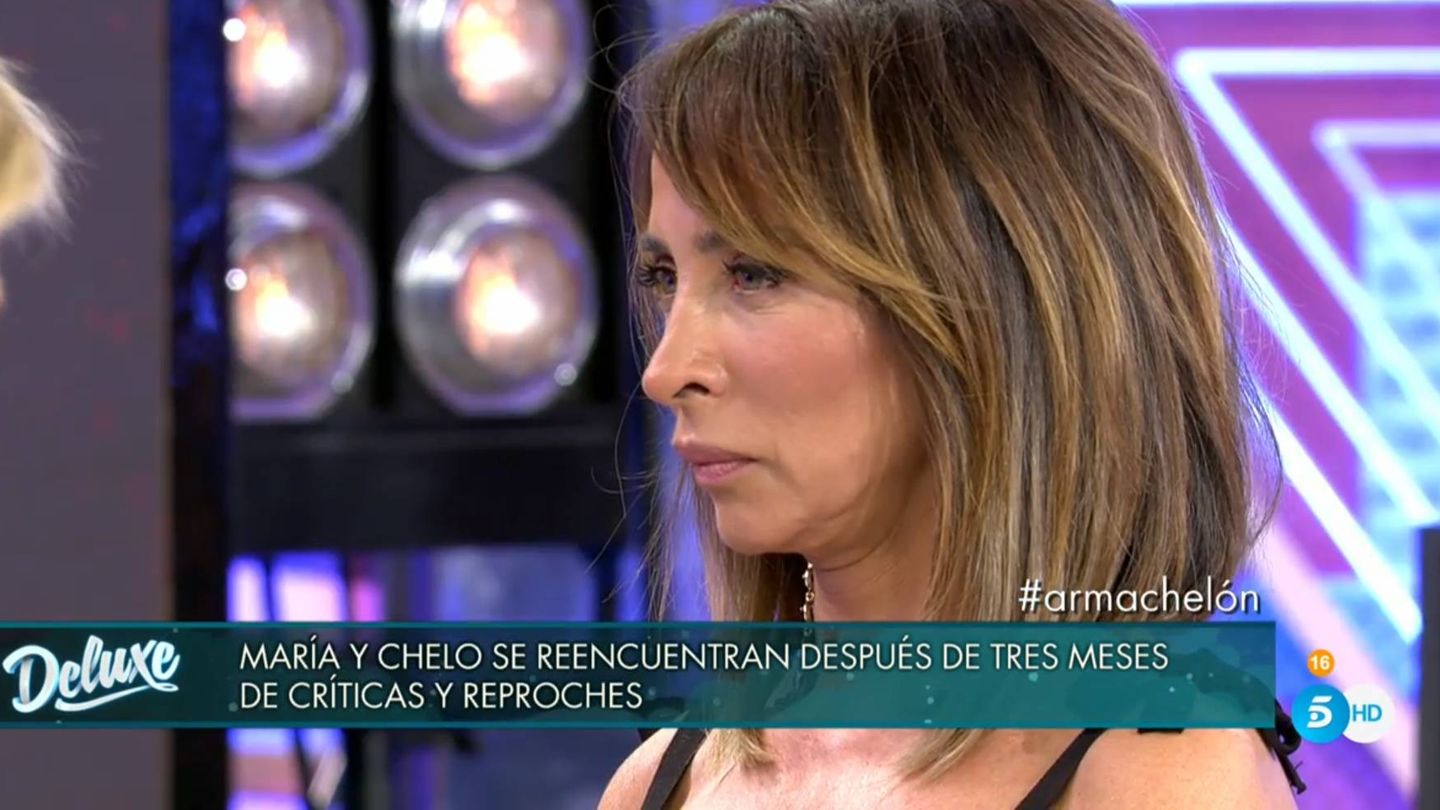 María Patiño, en 'Sábado Deuxe'. (Telecinco)