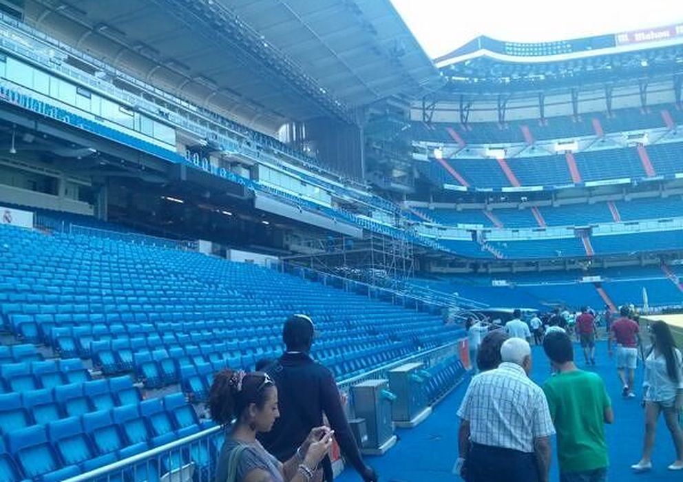 Foto: El palco del Santiago Bernabéu este viernes (@mourinhistaAB).