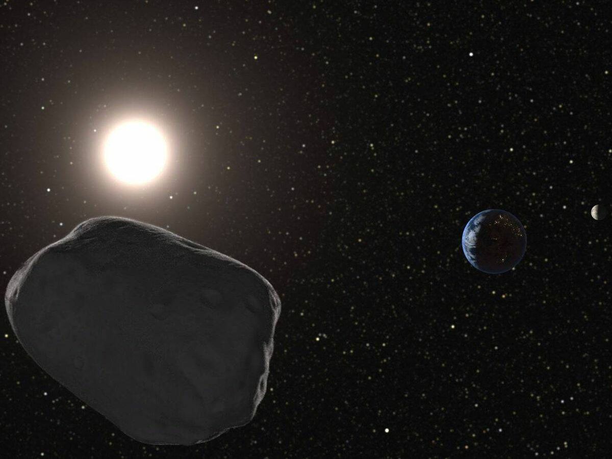 Foto: Este asteroide formó parte de la Luna hace millones de años (EFE)