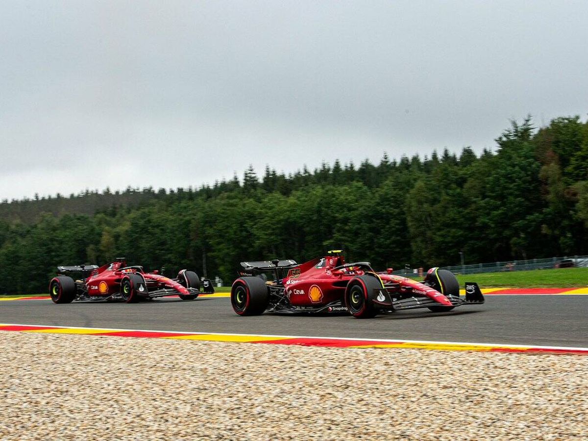 Foto: En condiciones normales, Sainz no tiene clara la victoria contra Verstappen. (Scuderia Ferrari)