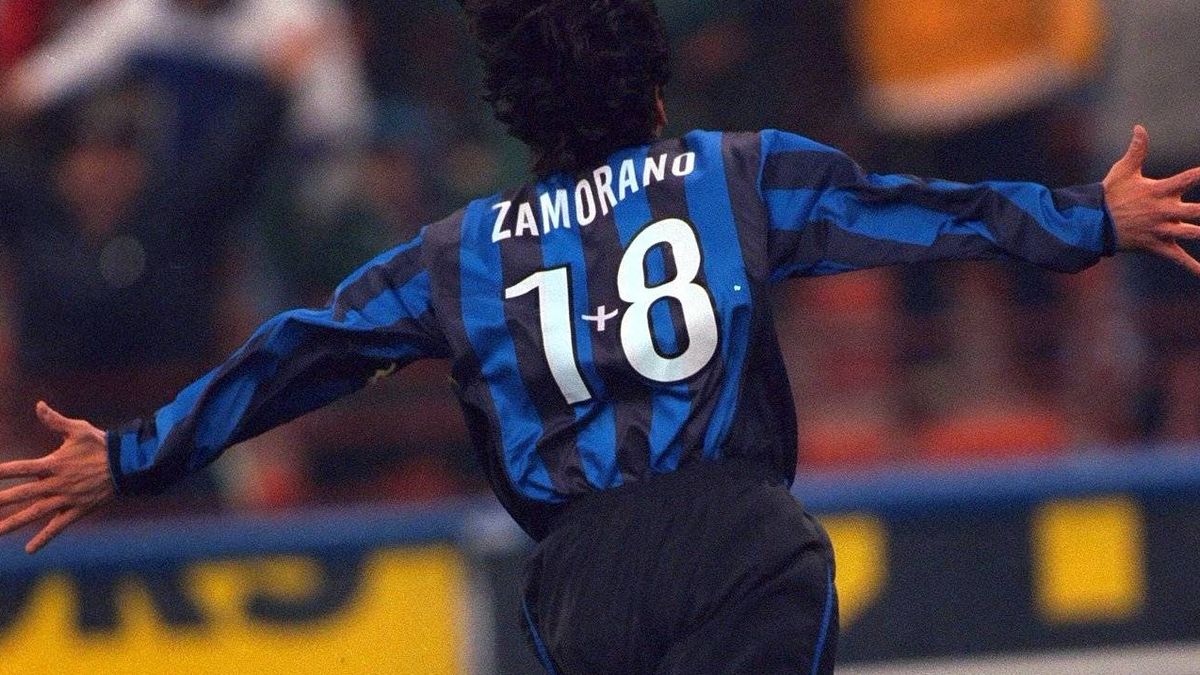 Iván Zamorano And Álvaro Recoba Celebrate For Inter Forza, 56% OFF