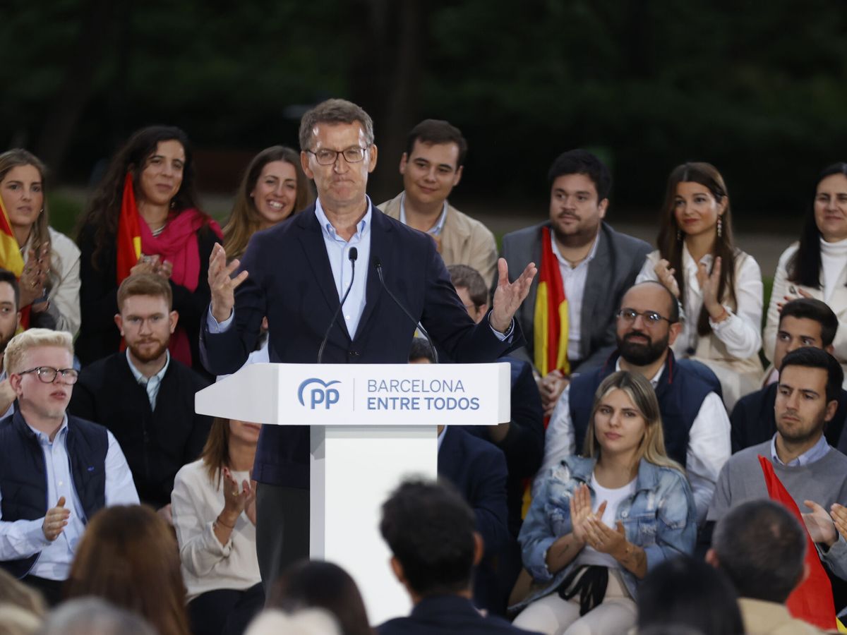 Foto: El presidente del PP, Alberto Núñez Feijóo. (EFE/Toni Albir)