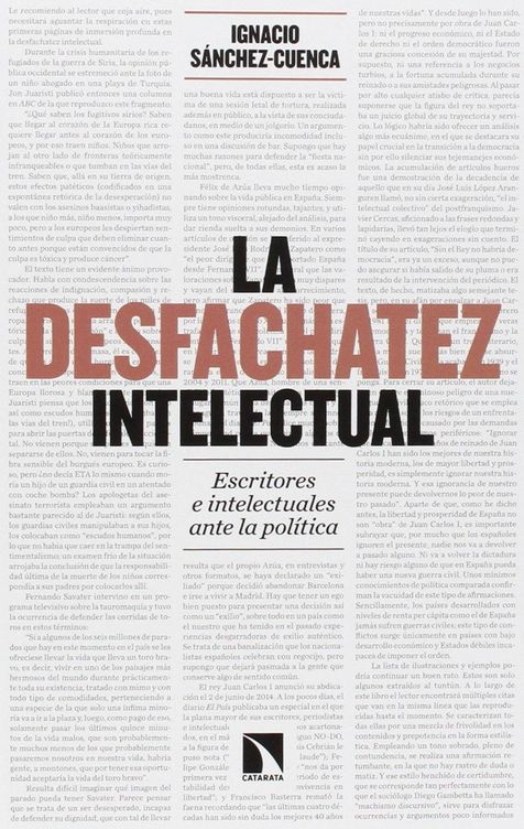 'La desfachatez intelectual', de Ignacio Sánchez-Cuenca