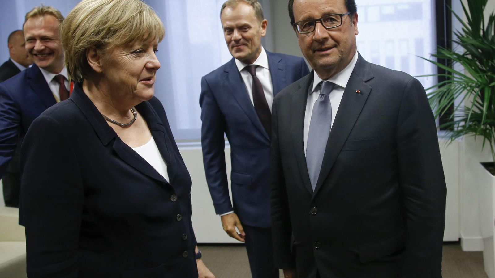 Foto: Angela Merkel y François Hollande en una imagen de archivo. (Efe)