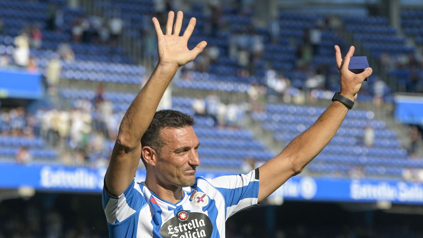 Scaloni es uno de los ídolos del Deportivo. (EFE/Mariscal)