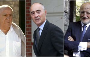 Ortega, Del Pino y Juan Roig, las tres mayores fortunas de España