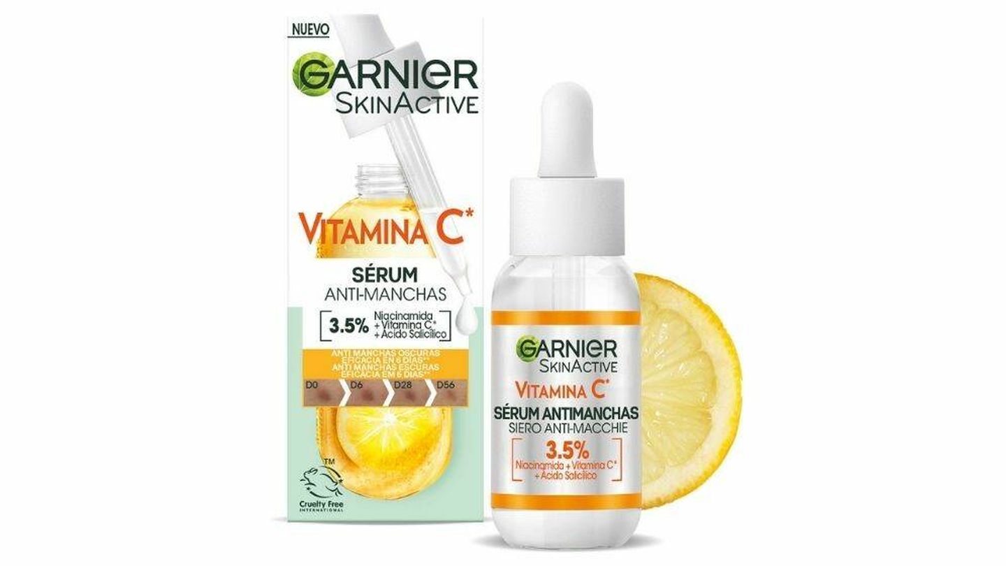 Vitamina C Sérum Anti-Manchas de Garnier SkinActive.