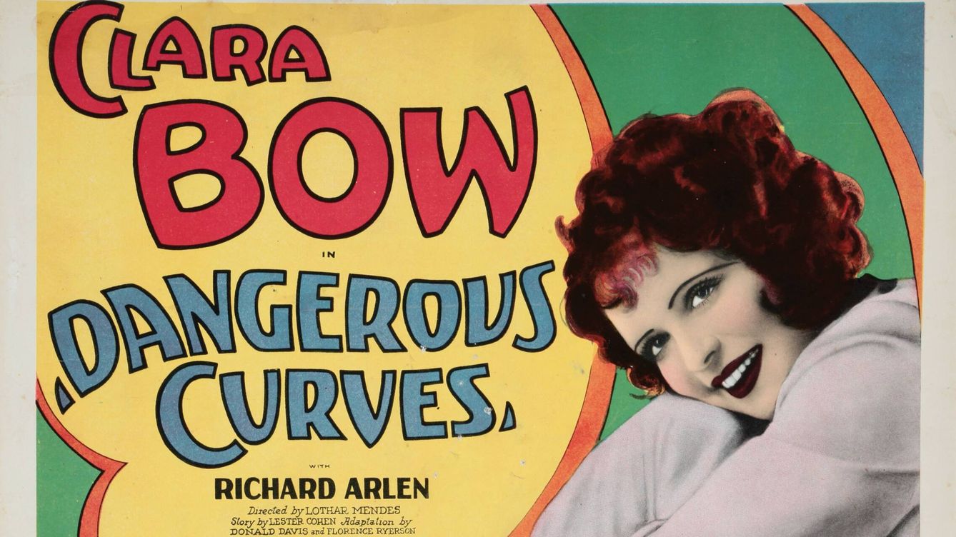Foto: Clara Bow en un cartel de 'Dangerous Curves', de 1929. (Gtres/Everett)