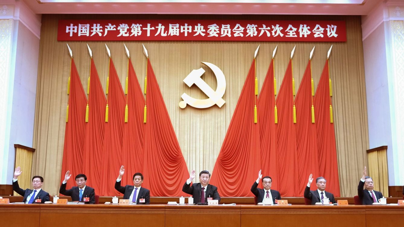 Foto: Xi Jinping preside el Sexto Pleno del XIX Comité Central del Partido Comunista de China. (EFE)