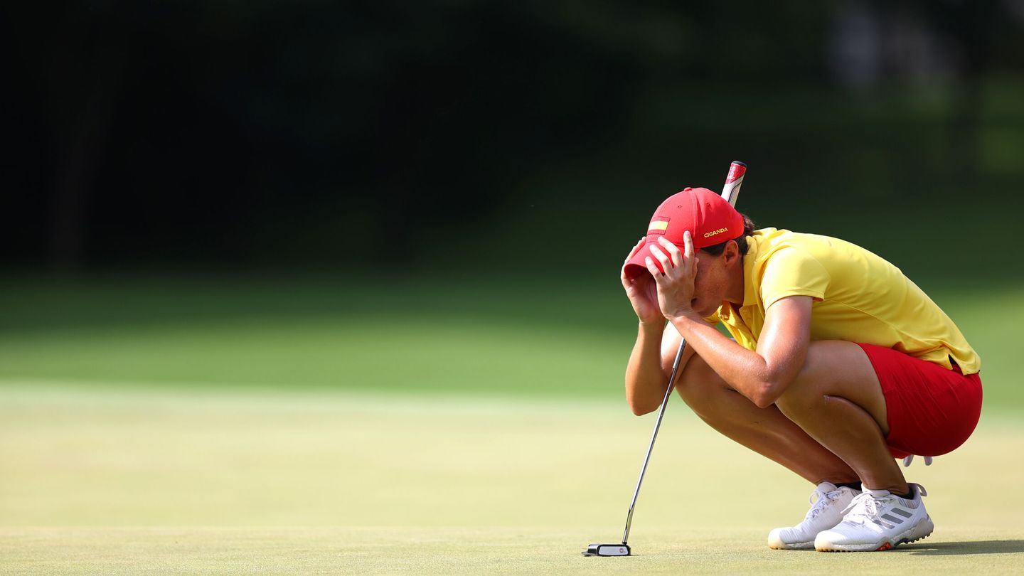 La golfista Carlota Ciganda debutó con un buen resultado en los JJOO de Tokio. (Reuters)