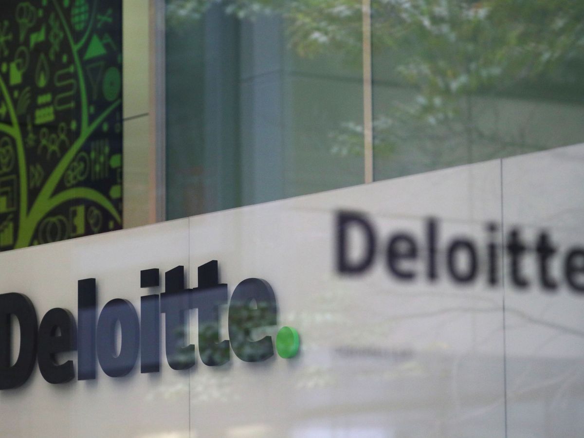 Foto: El logo de Deloitte. (Reuters)