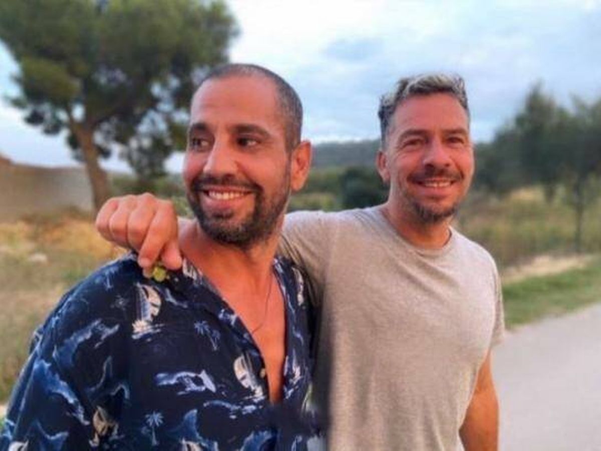 Foto: Nacho Palau, junto a su novio Cristian Villela. (Instagram/@cristianvillelanazal)
