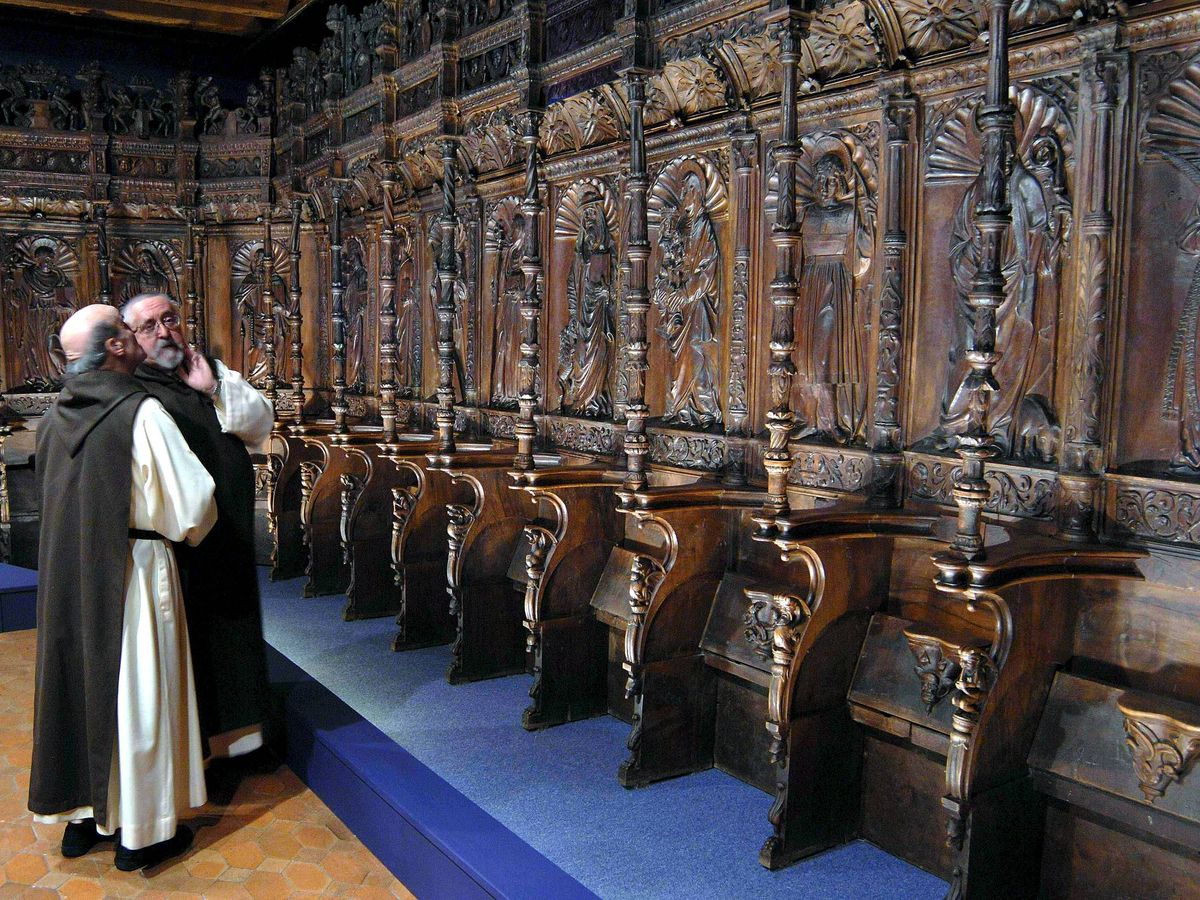 Foto: La sillería del Monasterio del Parral. (EFE/Juan Martín)