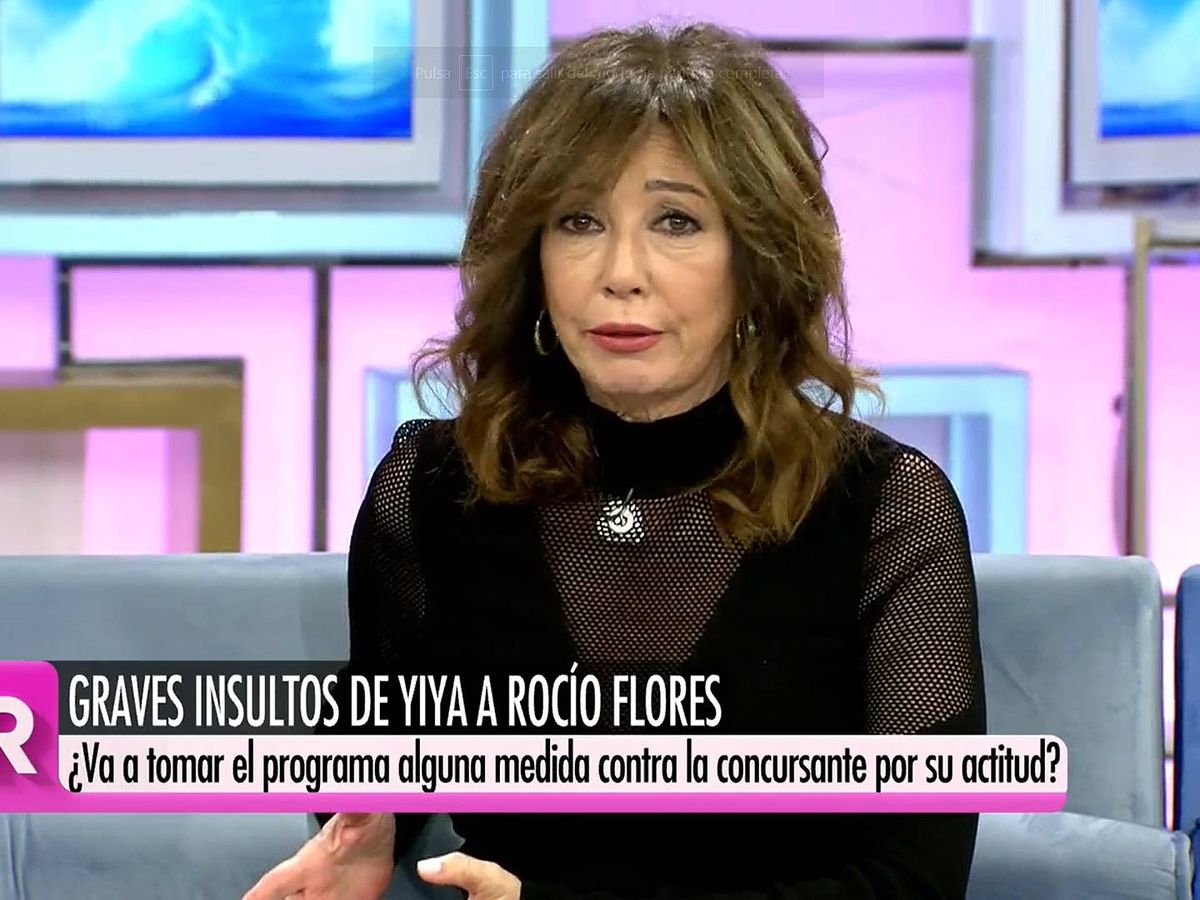 Foto: Ana Rosa Quintana, en 'El programa de Ana Rosa'. (Mediaset España)