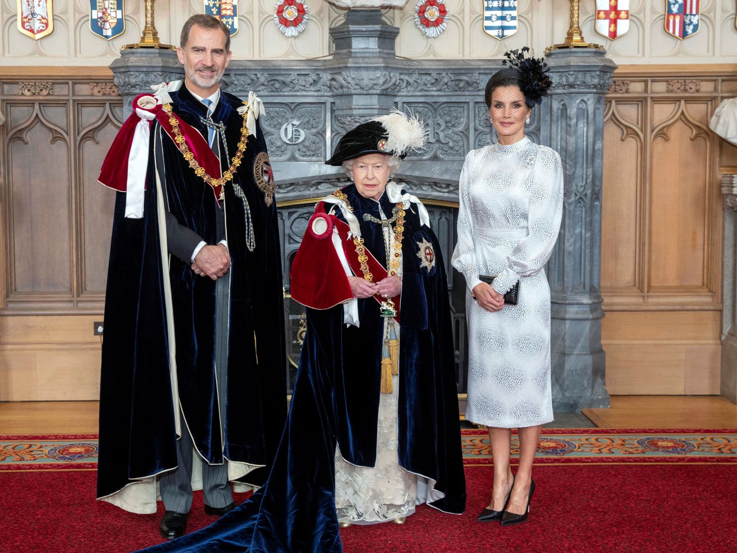 La Reina, de Cherubina en Windsor. (Reuters)