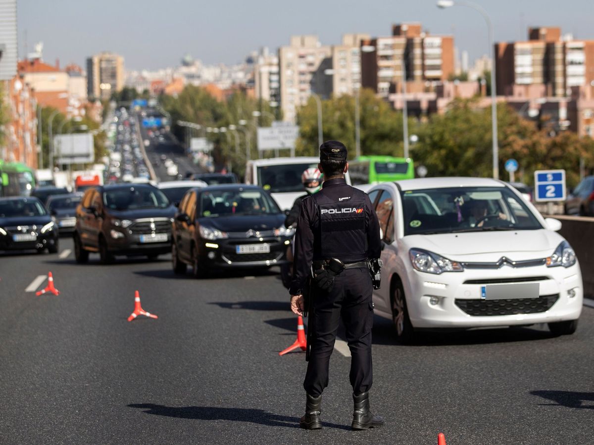 Foto: Resticciones de movilidad tras decretarse el estado de alarma en Madrid. (EFE)