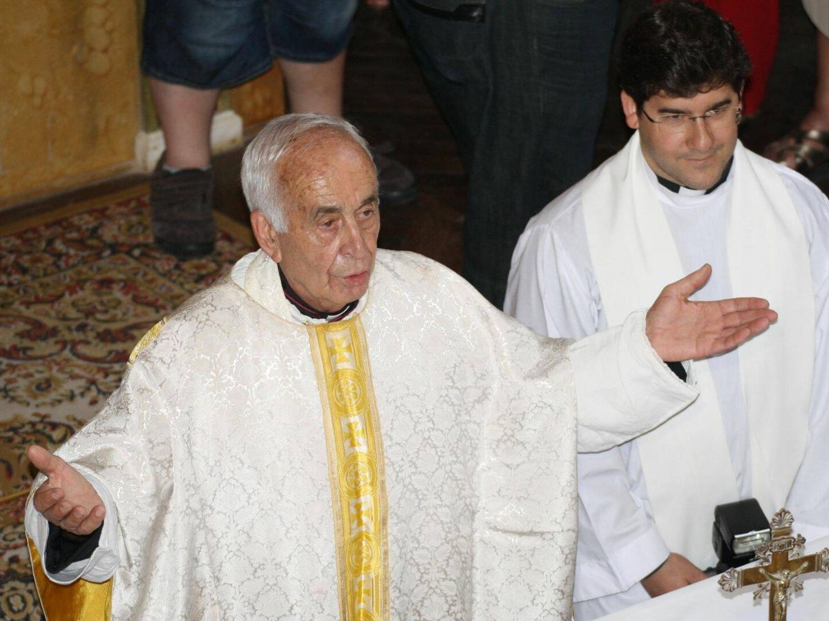 Foto: Monseñor Serafín Sedano, sacerdote de la Casa del Rey. (Cortesía) 