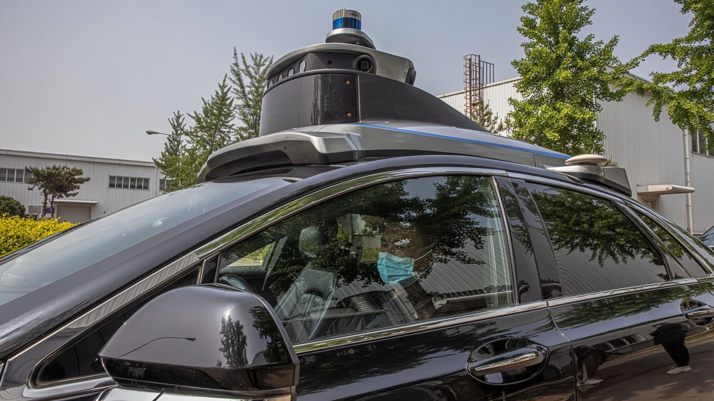 Un coche autónomo de la compañía china Baidu. (Reuters)