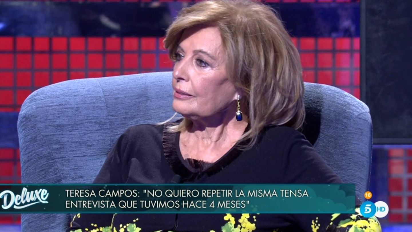 María Teresa Campos, en 'Sábado Deluxe'. (Telecinco).