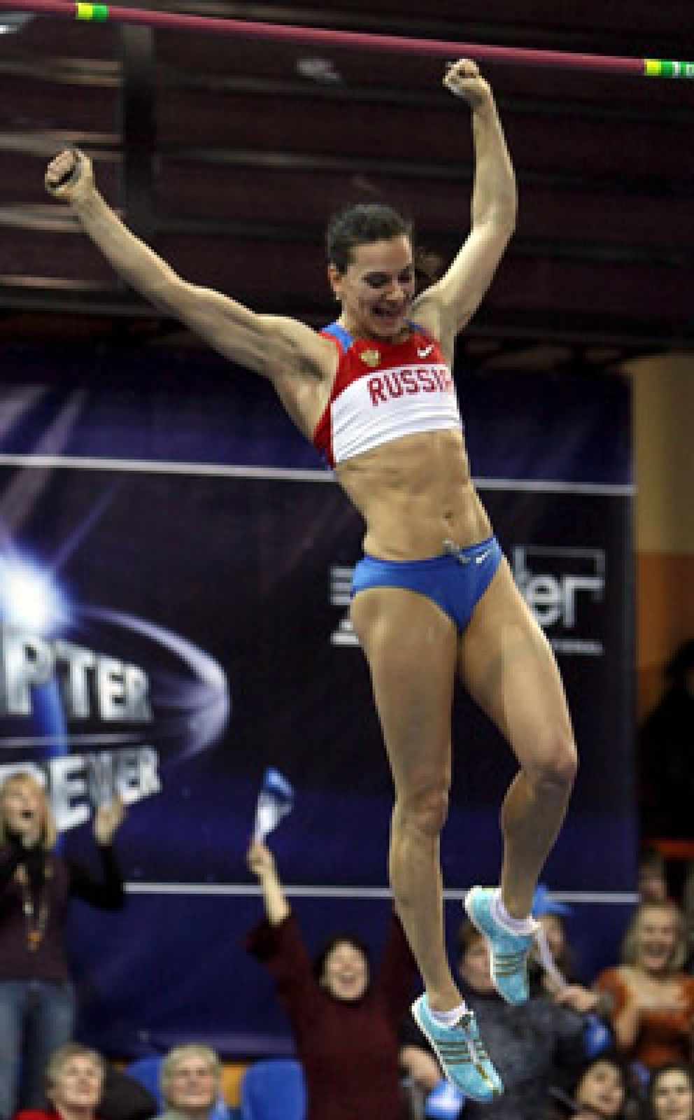 Foto: La atleta Yelena Isinbayeva, Premio Príncipe de Asturias "por su espíritu de superación encomiable"