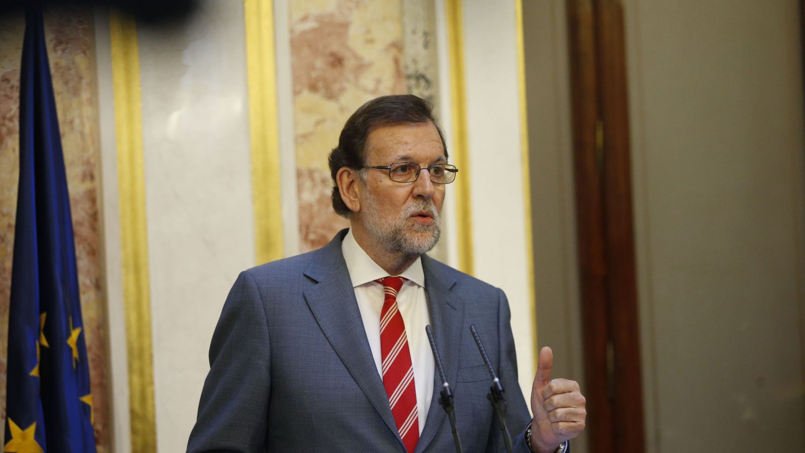 Foto: Rueda de prensa de Mariano Rajoy. (EFE)