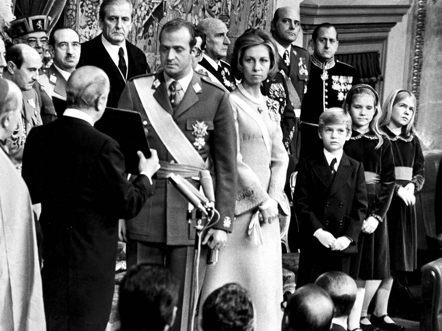 Juan Carlos el 22 de noviembre de 1975, el día de su proclamación como Rey. (EFE)