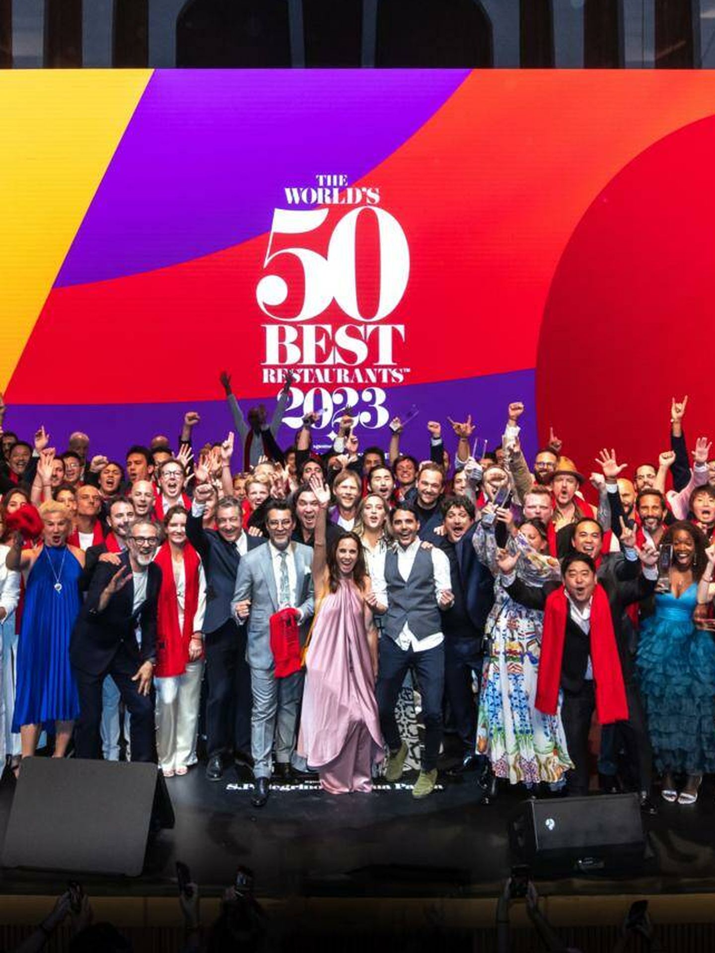 Todos los galardonados en la ceremonia de The World's 50 Best Restaurants. (Cortesía)
