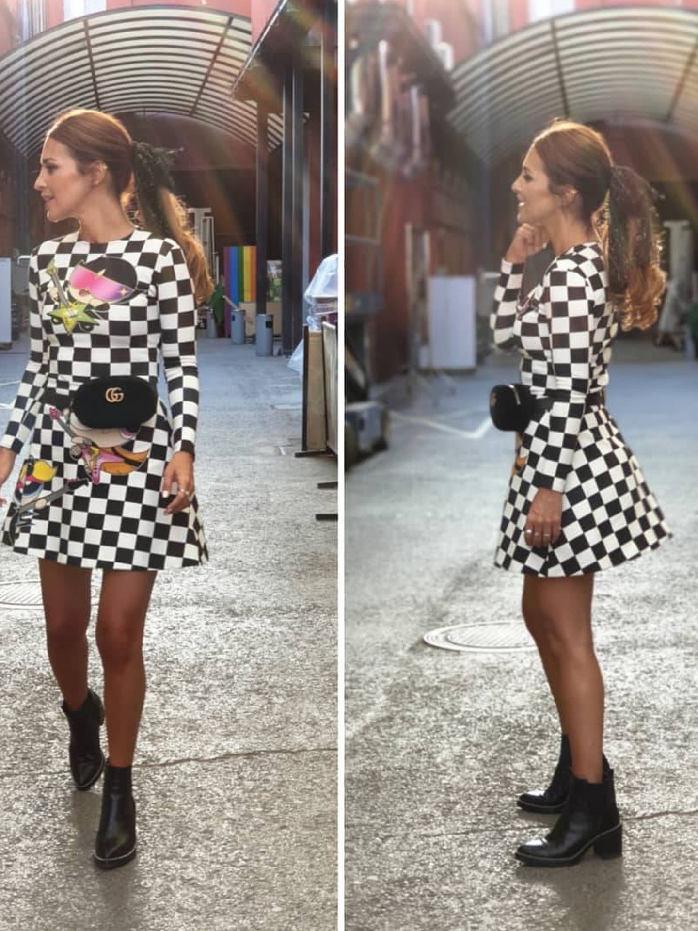 Todavía puedes hacerte con este vestido en la shop online de María Escoté por 175 euros. (Instagram)