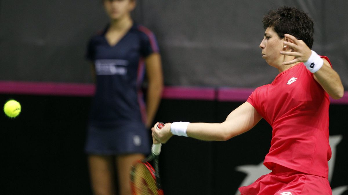 Las tenistas españolas demuestran su compromiso jugando la Fed Cup