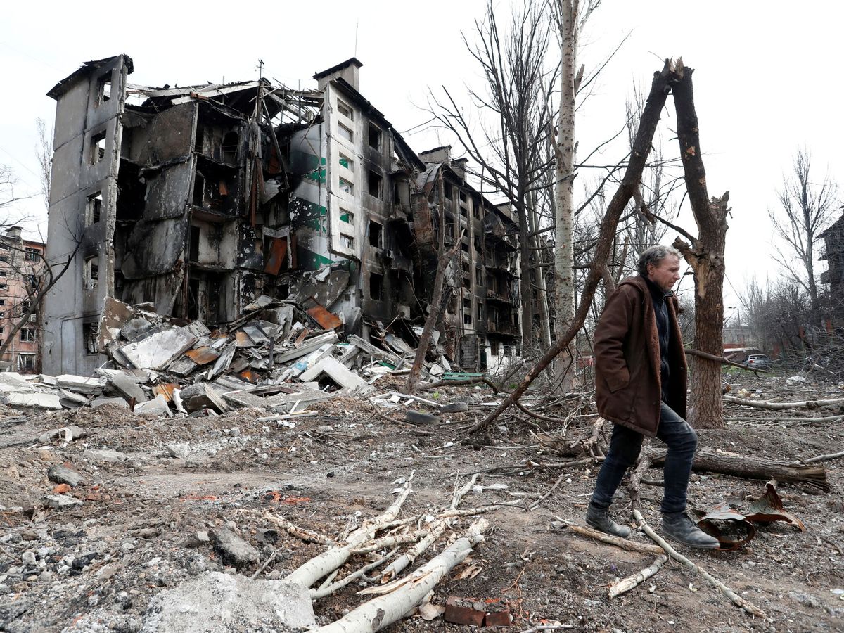 Foto: Mariúpol, Ucrania. (Reuters/ Alexander Ermochenko)