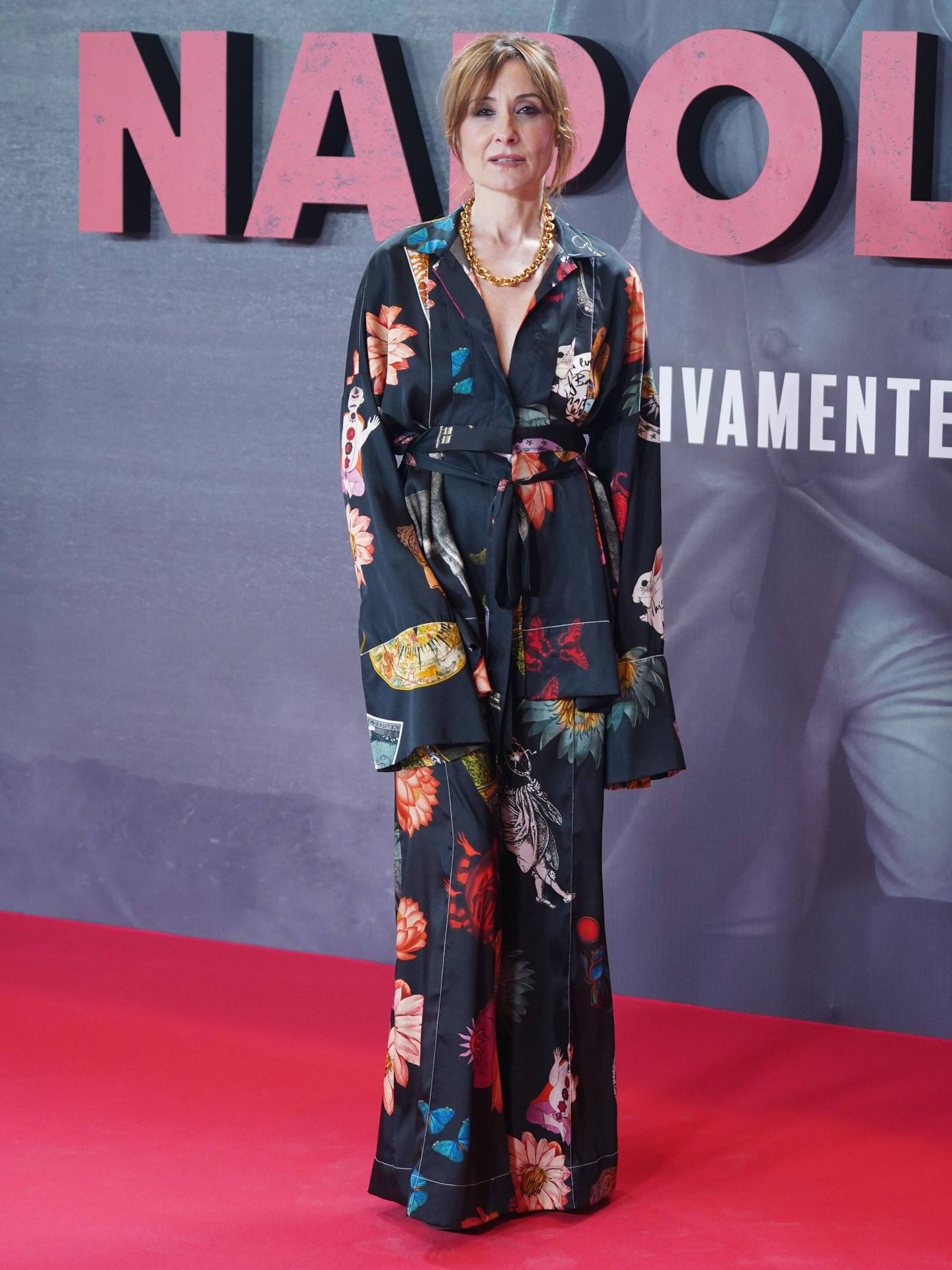 Nathalie Poza asiste al estreno de 'Napoléon' en el Museo del Prado. (CP)