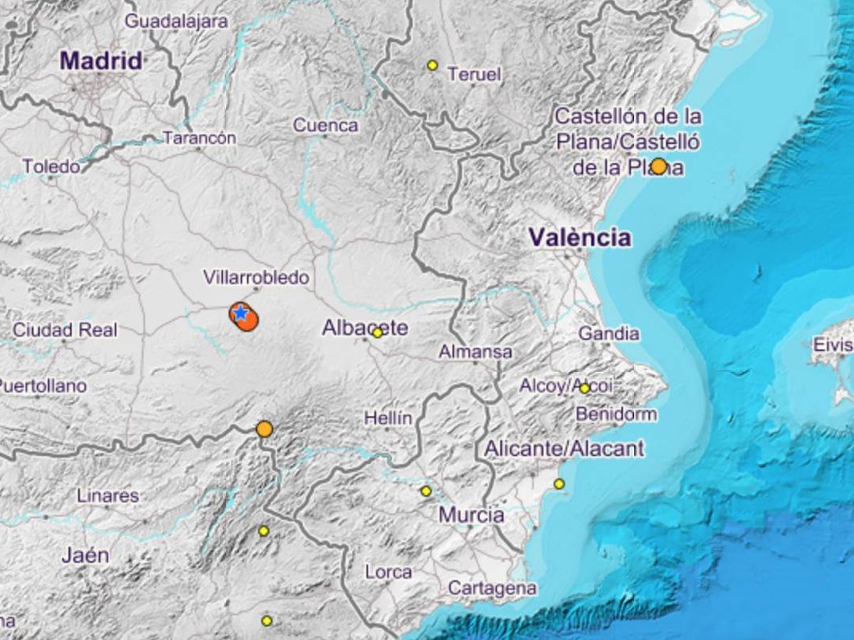Foto: Registrado un terremoto de 3,2 cerca de Villarrobledo. (IGN)
