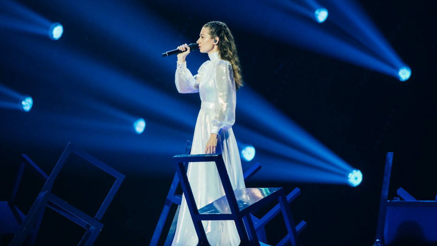 Actuación de Grecia, en Eurovisión 2022. (EBU)