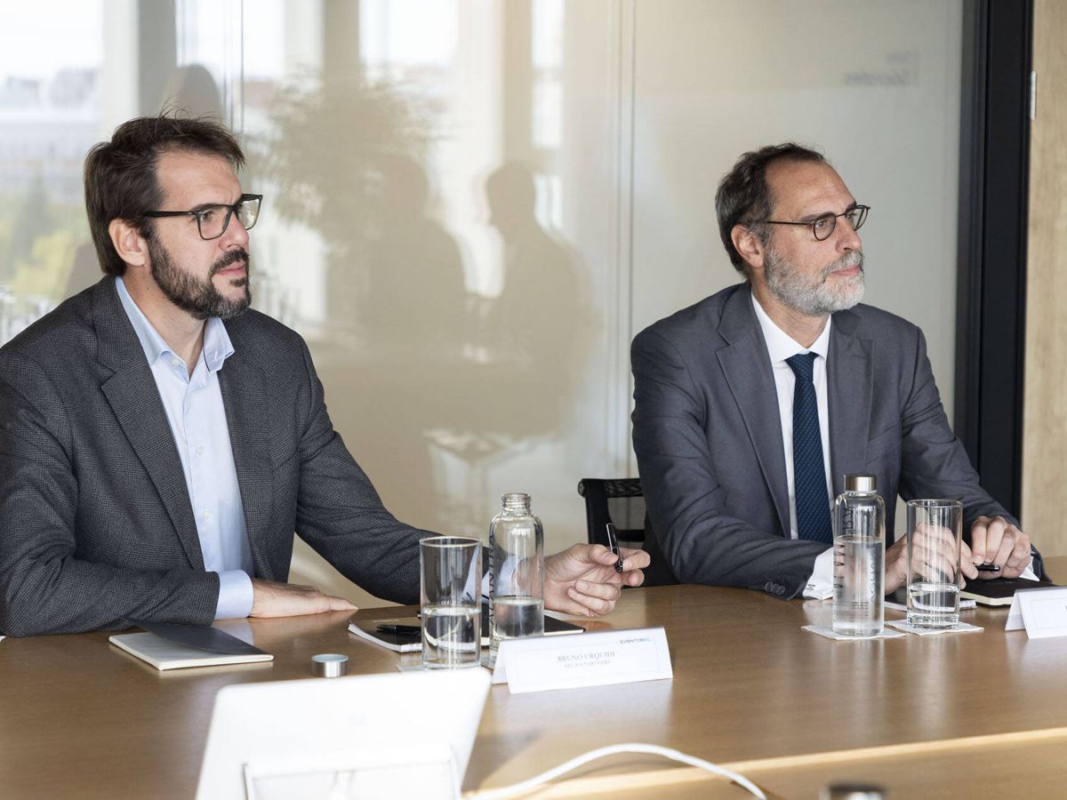 Foto: Bruno Urquidi, director de Inversiones de Miura Partners, y José María Huch, CFO de Atrys.