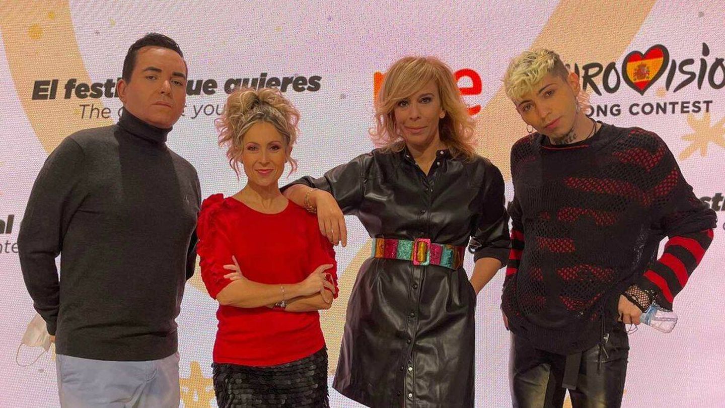 Tony Sánchez-Ohlsson, Eva Mora, María Eizaguirre y J Cruz. (RTVE)