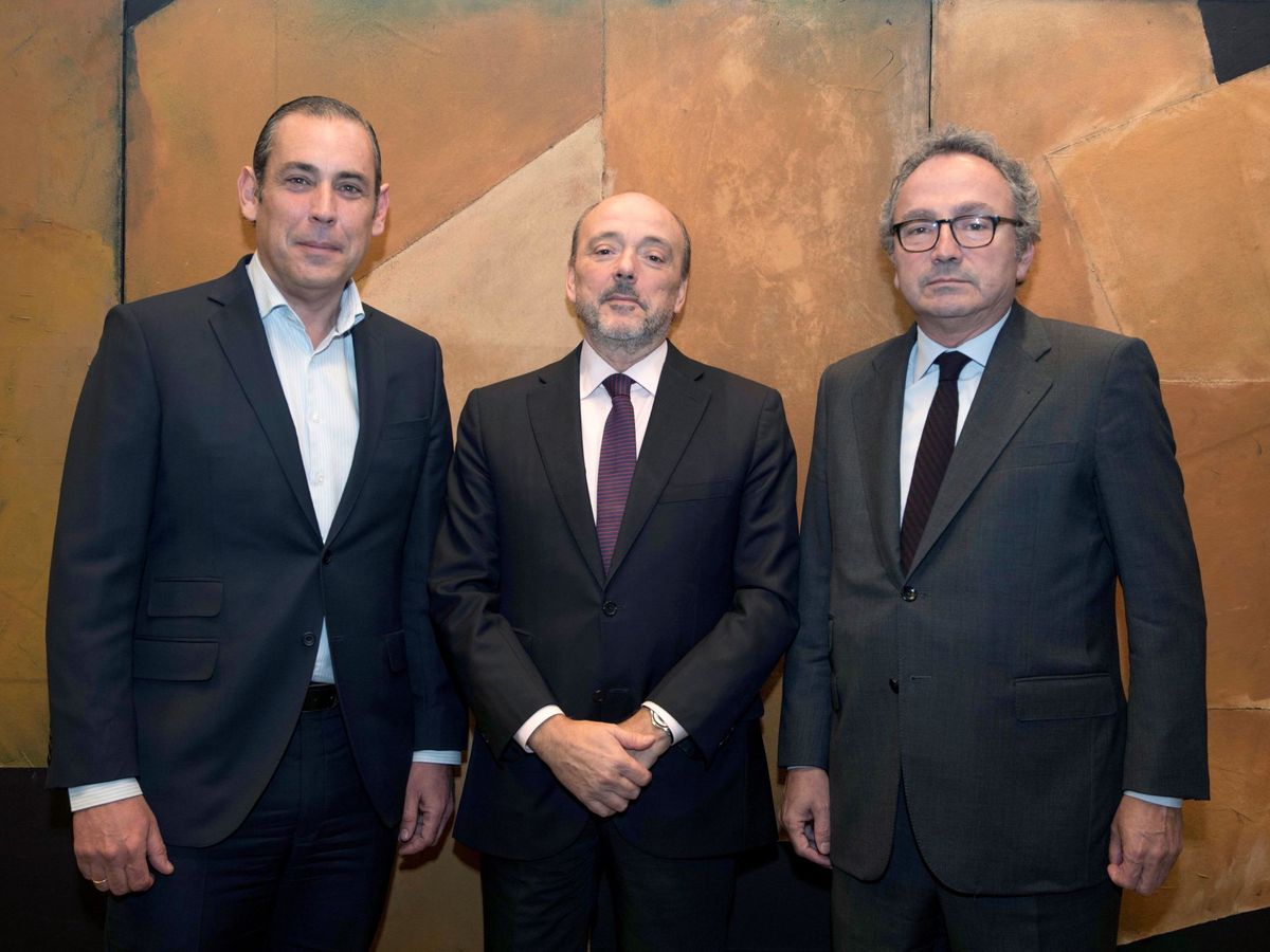Foto: Manuel Mirat, Javier Monzón y Manuel Polanco.