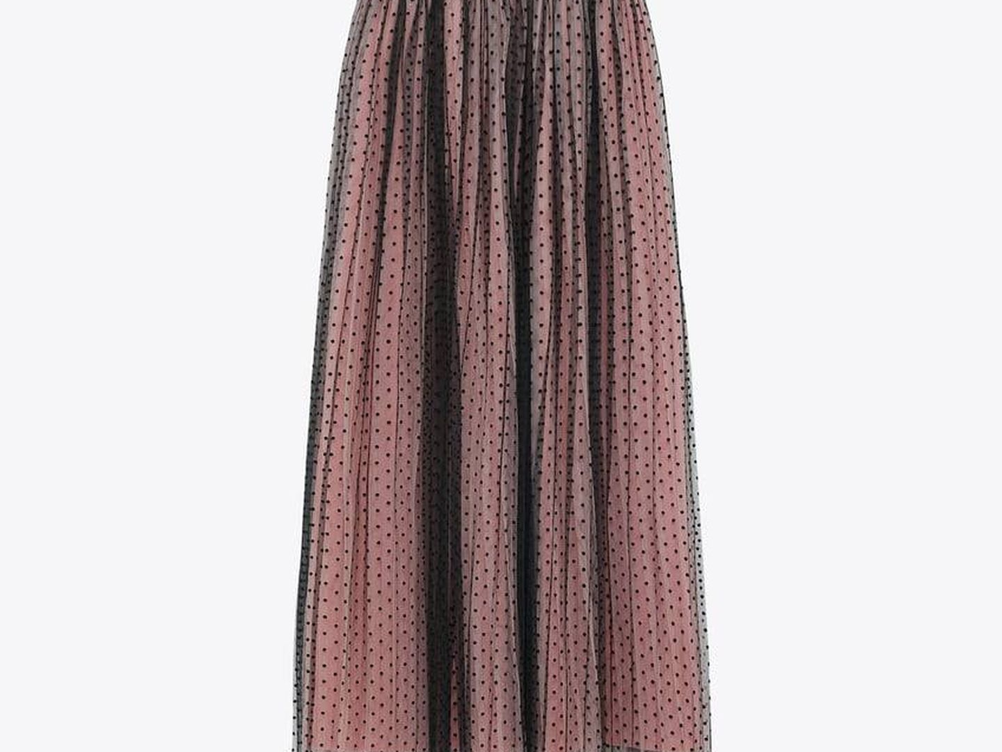 Falda romántica de Zara. (Cortesía)