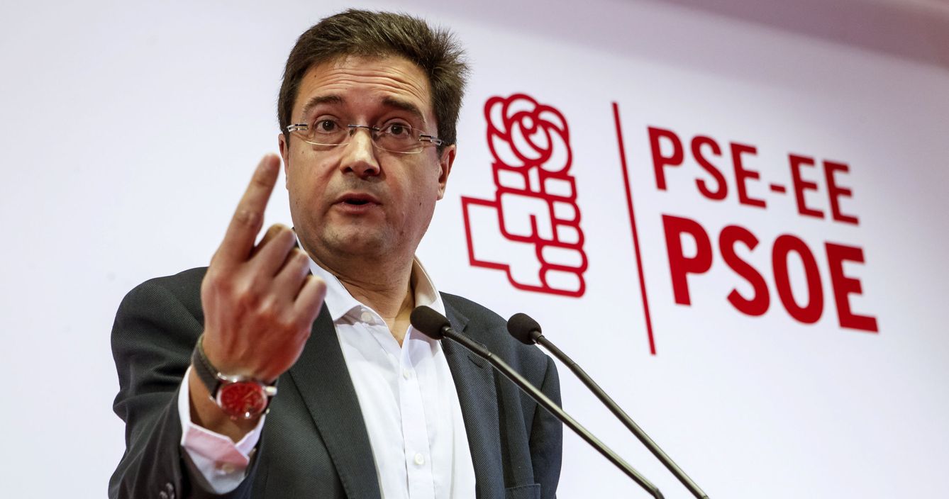 Óscar López, vicecoordinador de Estrategia y Comunicación del comité electoral del PSOE, el pasado 19 de mayo en Bilbao. (EFE)