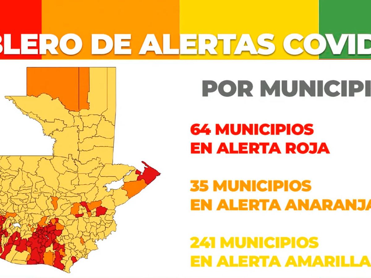 Foto: Cada municipio irá cambiando de color dependiendo de sus circunstancias (Foto: Twitter)