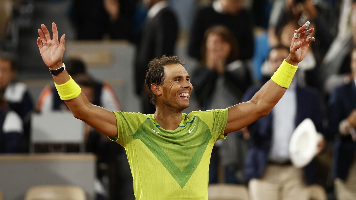 La alegría de Nadal en Roland Garros. (Reuters/Vincent West)