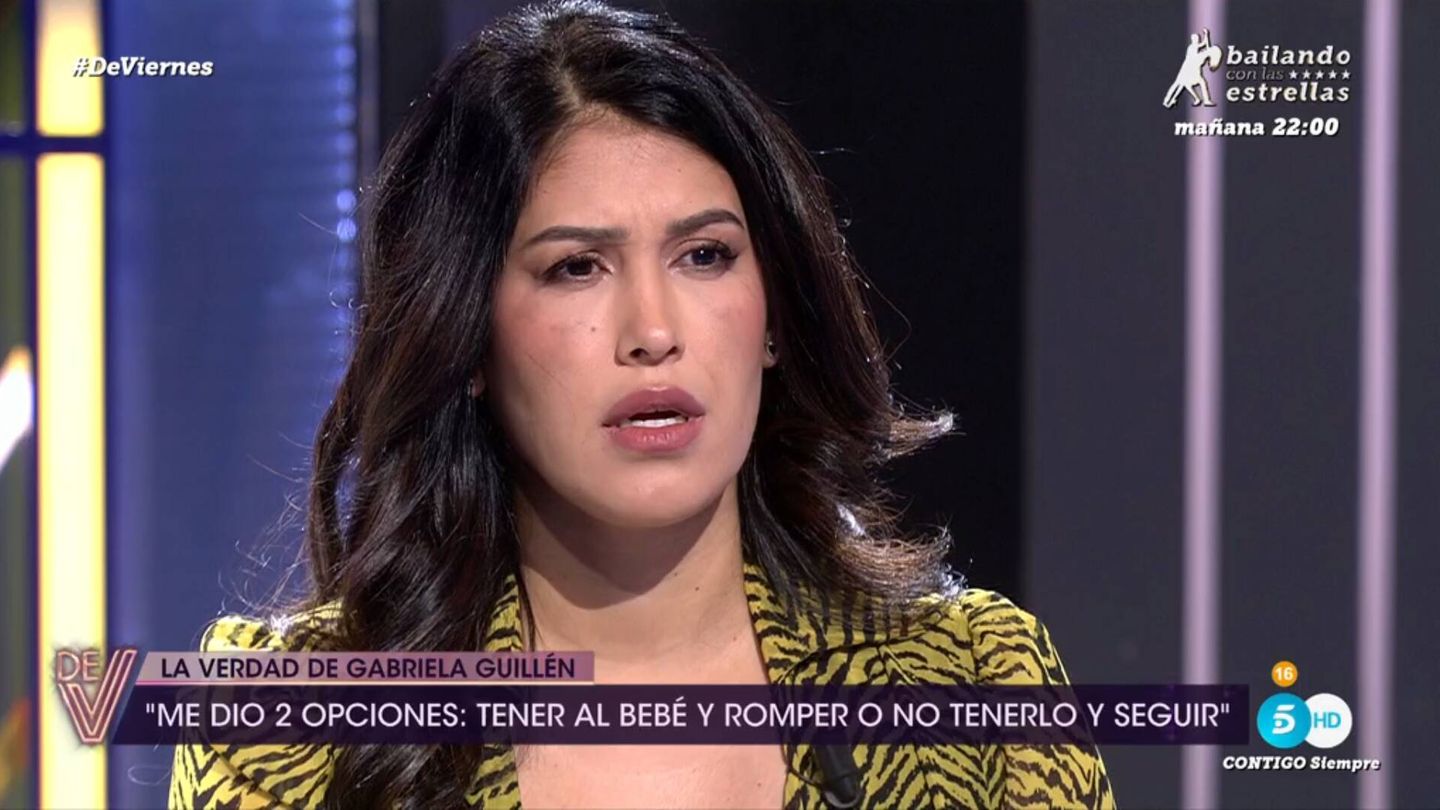 Gabriela Guillén, invitada de '¡De viernes!'. (Mediaset)