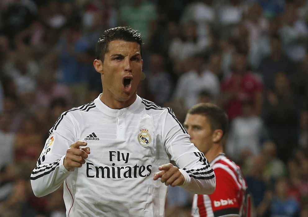 Foto: Cristiano Ronaldo celebra uno de los goles marcados al Athletic (Reuters)