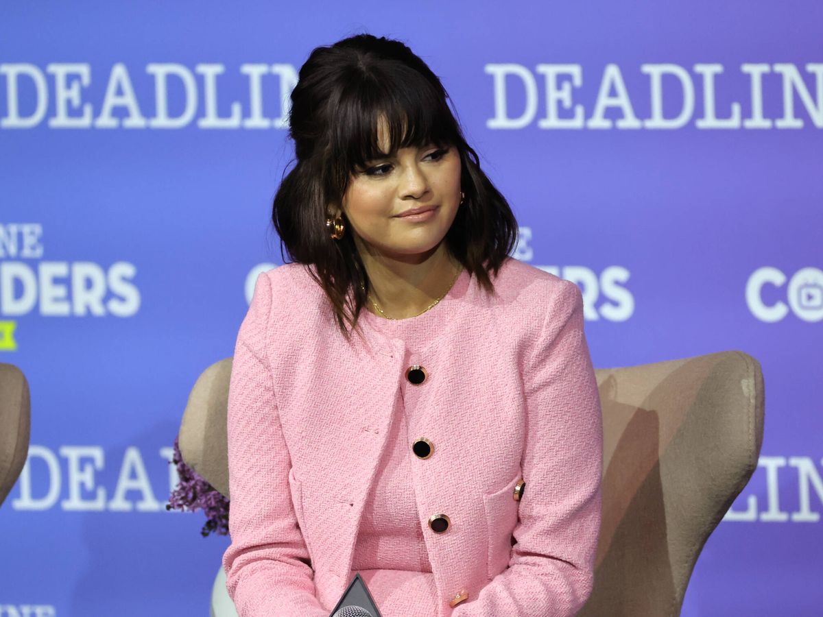 Foto: La actriz Selena Gomez, con look de Mango. (Getty Images/ Kevin Winter)