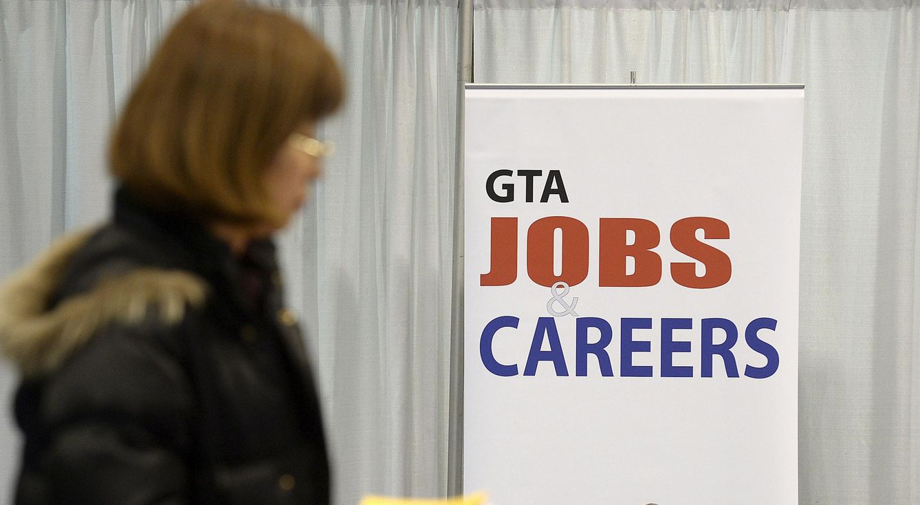 Feria de empleo en Toronto, Canadá. (Reuters)
