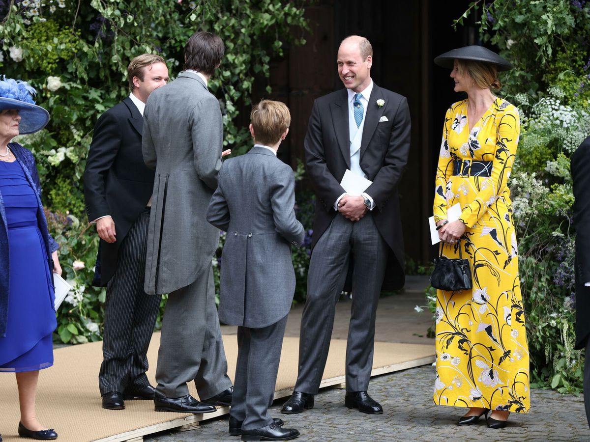 Foto: El príncipe Guillermo, en la boda del duque de Wesminster. (EFE)