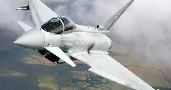 Foto: El caza de combate Eurofighter Typhoon