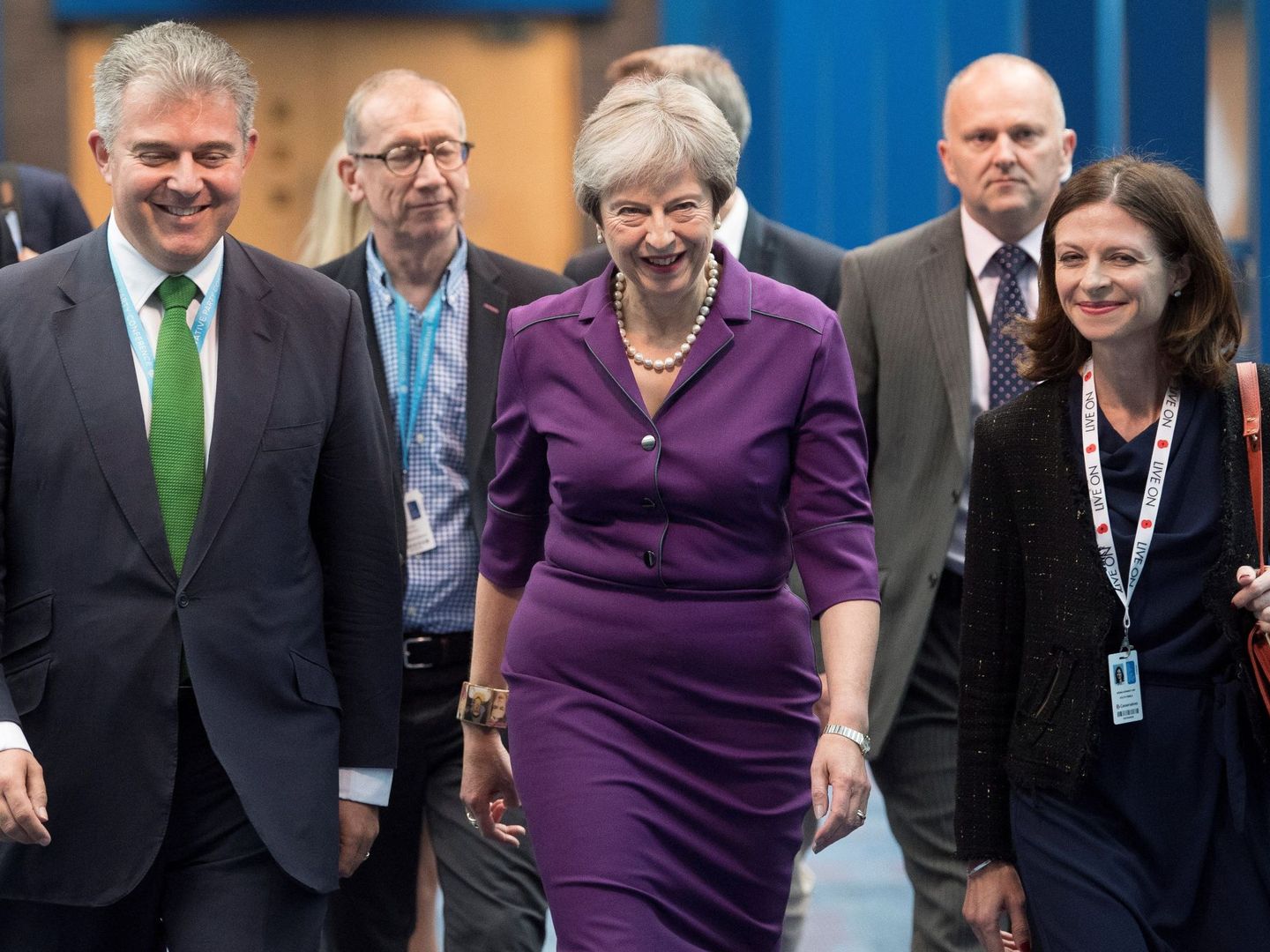 Theresa May, encargada de cerrar el congreso 'tory'. (Reuters)