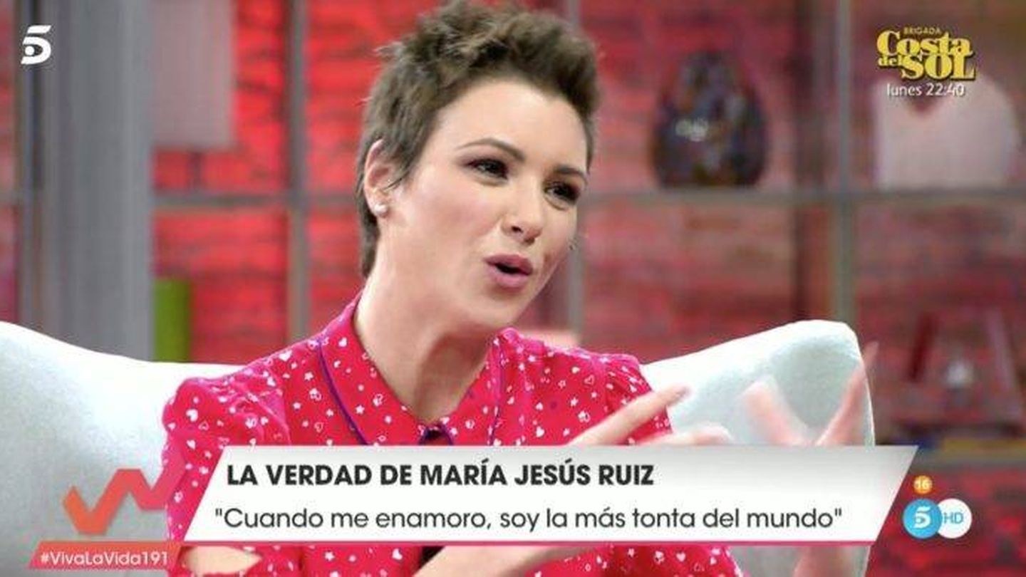 María Jesús Ruiz, en 'Viva la vida'. (Telecinco)