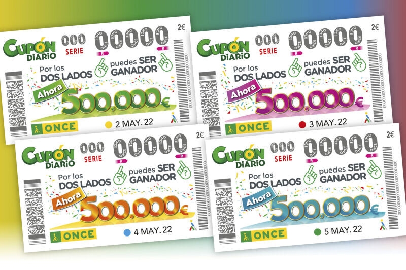Foto de Cupón Diario de la ONCE de hoy: comprobar resultados y del sorteo de 500.000 euros
